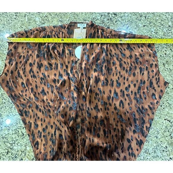 Umgee NWT Women’s Size S/M Sheer Animal Print Open Front Kimono Mob Wife NEW - Picture 12 of 15